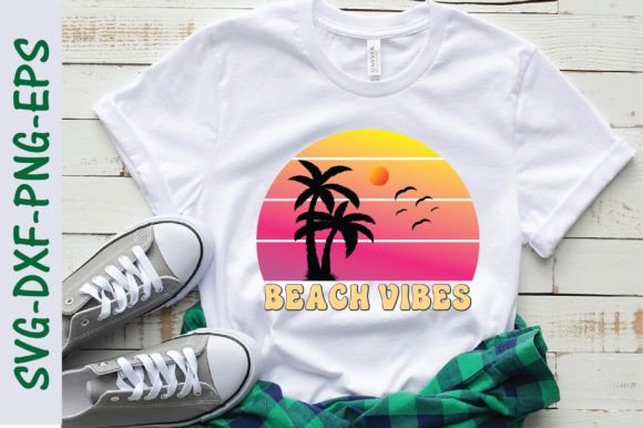 Download Beach Vibes Svg, Retro Summer Design - Summer design Collection