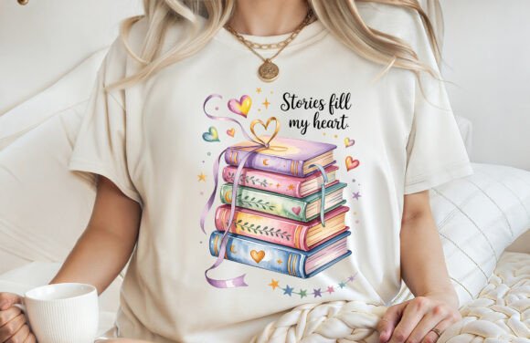 Download Stories Fill My Heart Book Valentine PNG - Premium Resources