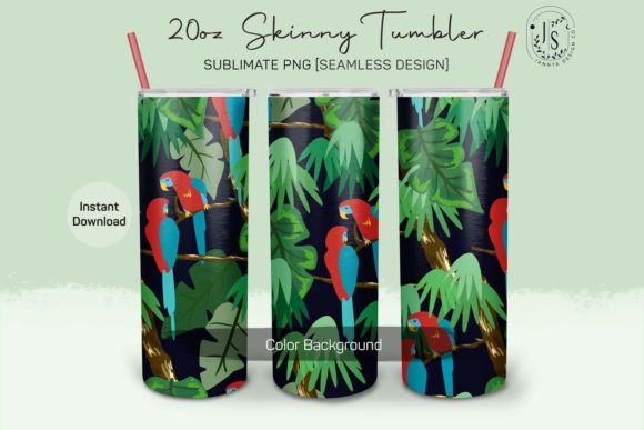 Download Parrot Birds 20oz Tumbler Sublimation - Tumbler sublimation Collection